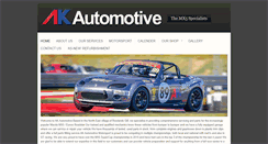 Desktop Screenshot of akautomotive-mx5.co.uk